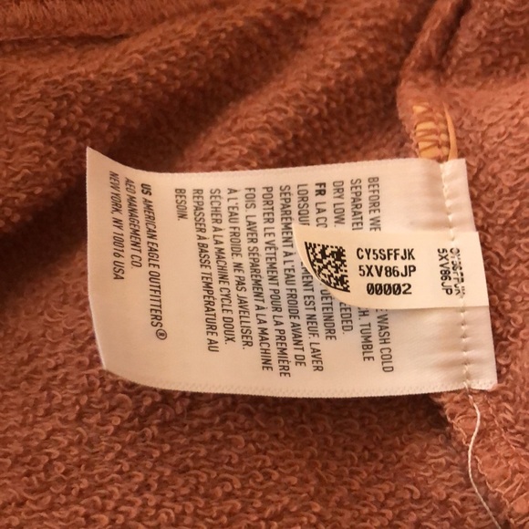 American Eagle AE 77 Distressed sweatshirt size XS New! - Picture 7 of 13